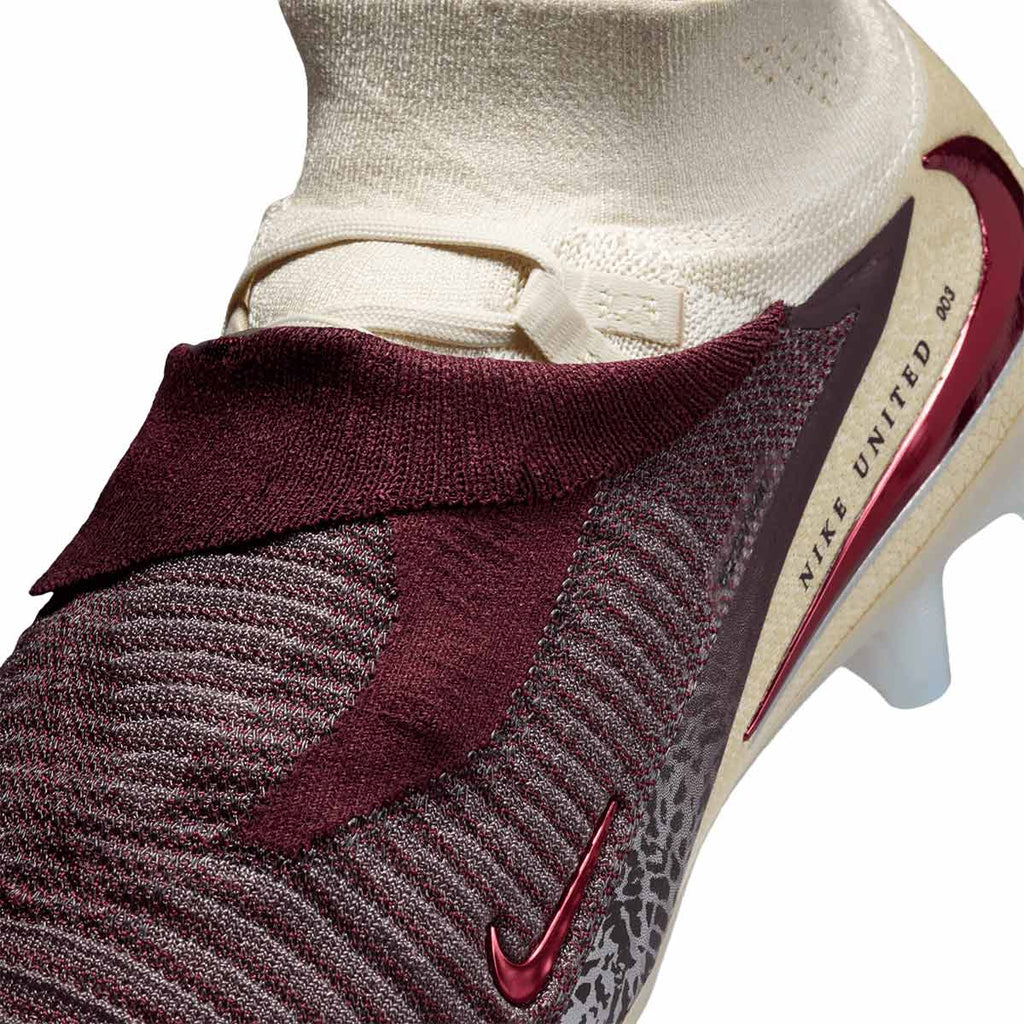 NIKE PHANTOM 6 HIGH ELITE NU3 FG - BURGUNDY CRUSH/UNIVERSITY RED FOSSIL