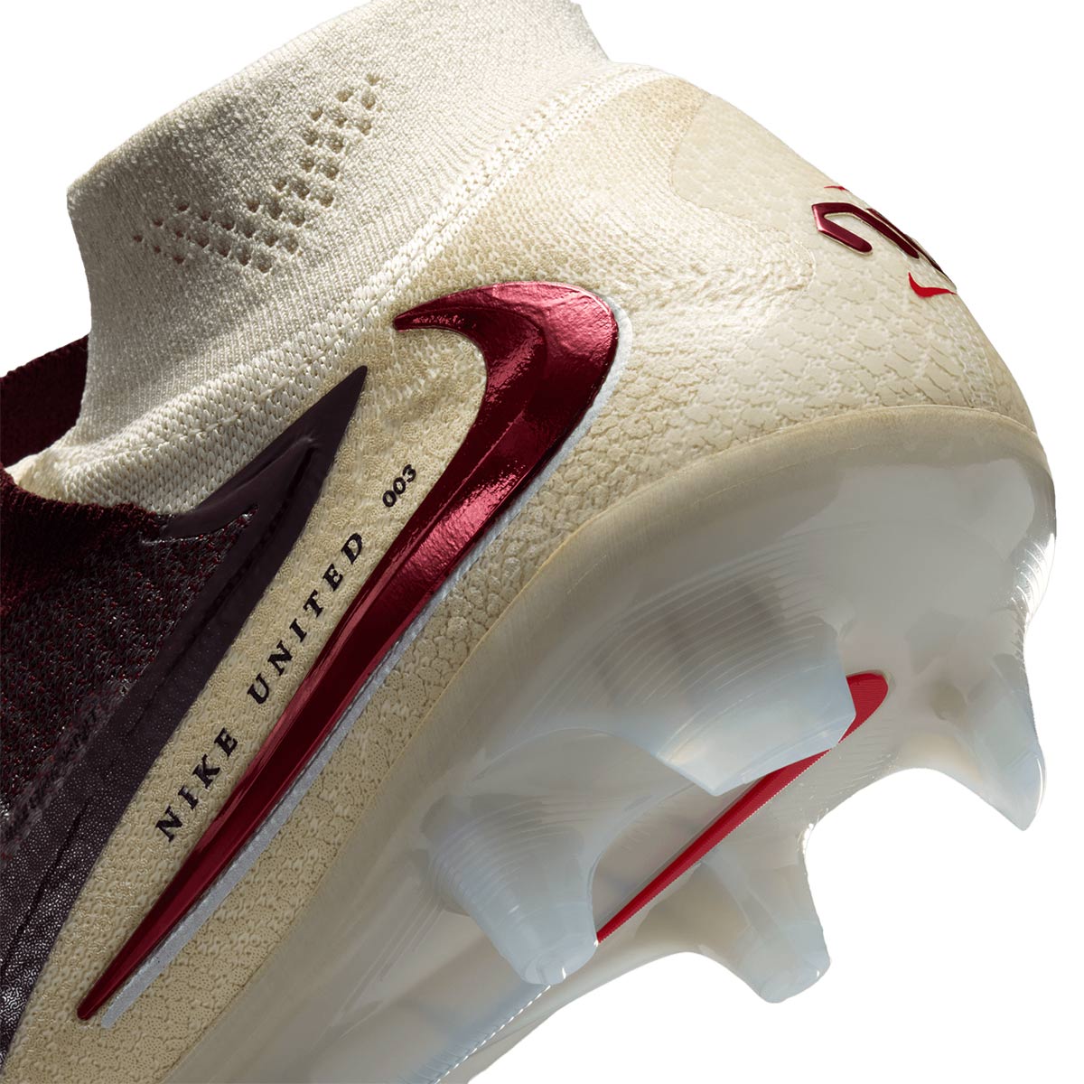 NIKE PHANTOM 6 HIGH ELITE NU3 FG - BURGUNDY CRUSH/UNIVERSITY RED FOSSIL