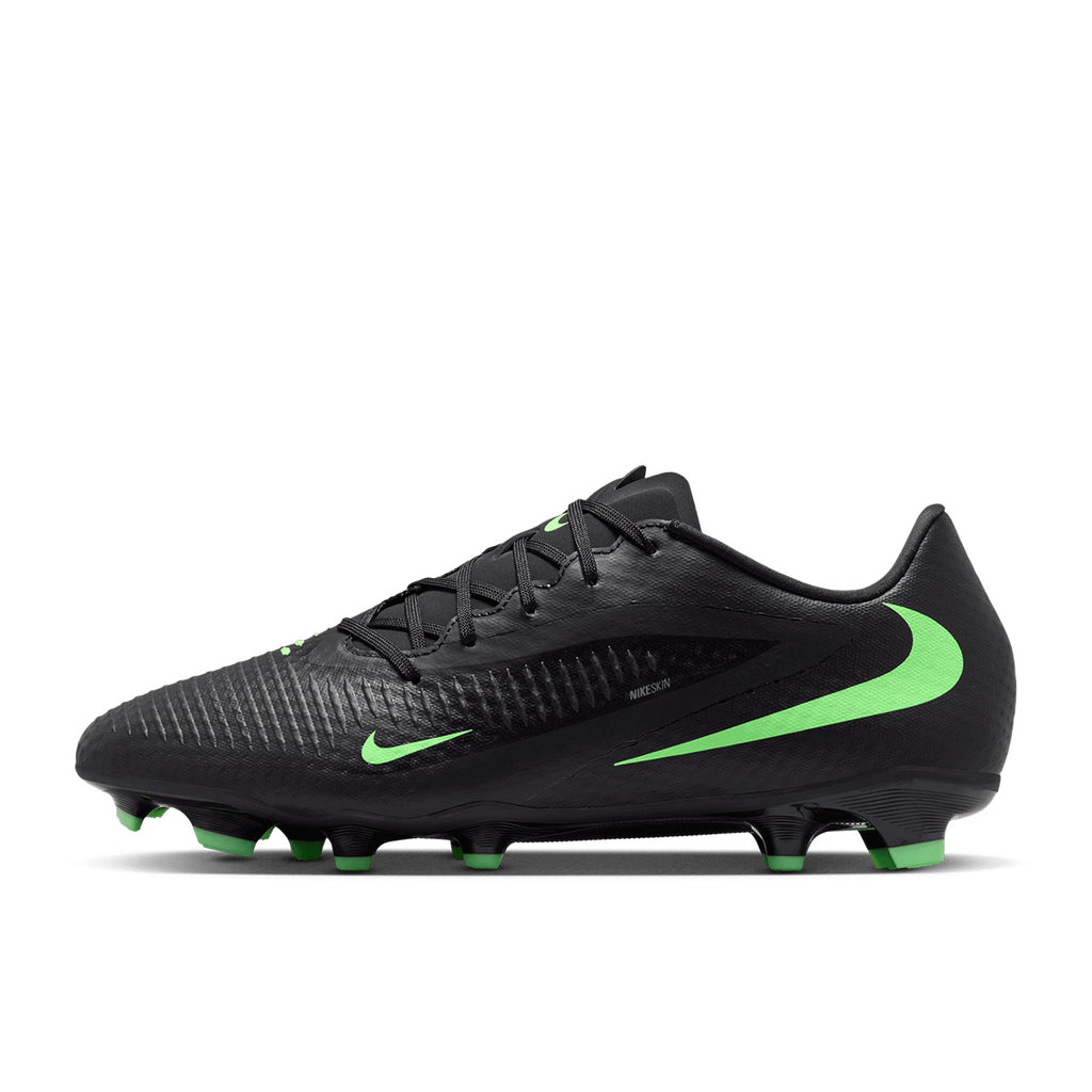 NIKE PHANTOM 6 LOW ACADEMY FG/MG - BLACK/ILLUSION GREEN/BLACK