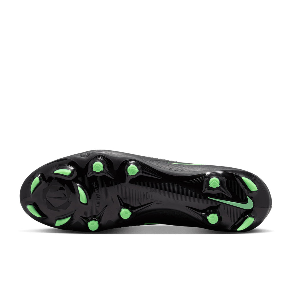 NIKE PHANTOM 6 LOW ACADEMY FG/MG - BLACK/ILLUSION GREEN/BLACK