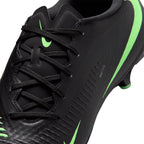 NIKE PHANTOM 6 LOW ACADEMY FG/MG - BLACK/ILLUSION GREEN/BLACK