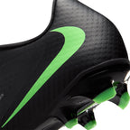 NIKE PHANTOM 6 LOW ACADEMY FG/MG - BLACK/ILLUSION GREEN/BLACK