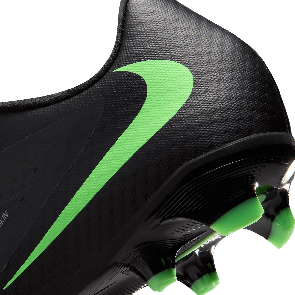 NIKE PHANTOM 6 LOW ACADEMY FG/MG - BLACK/ILLUSION GREEN/BLACK
