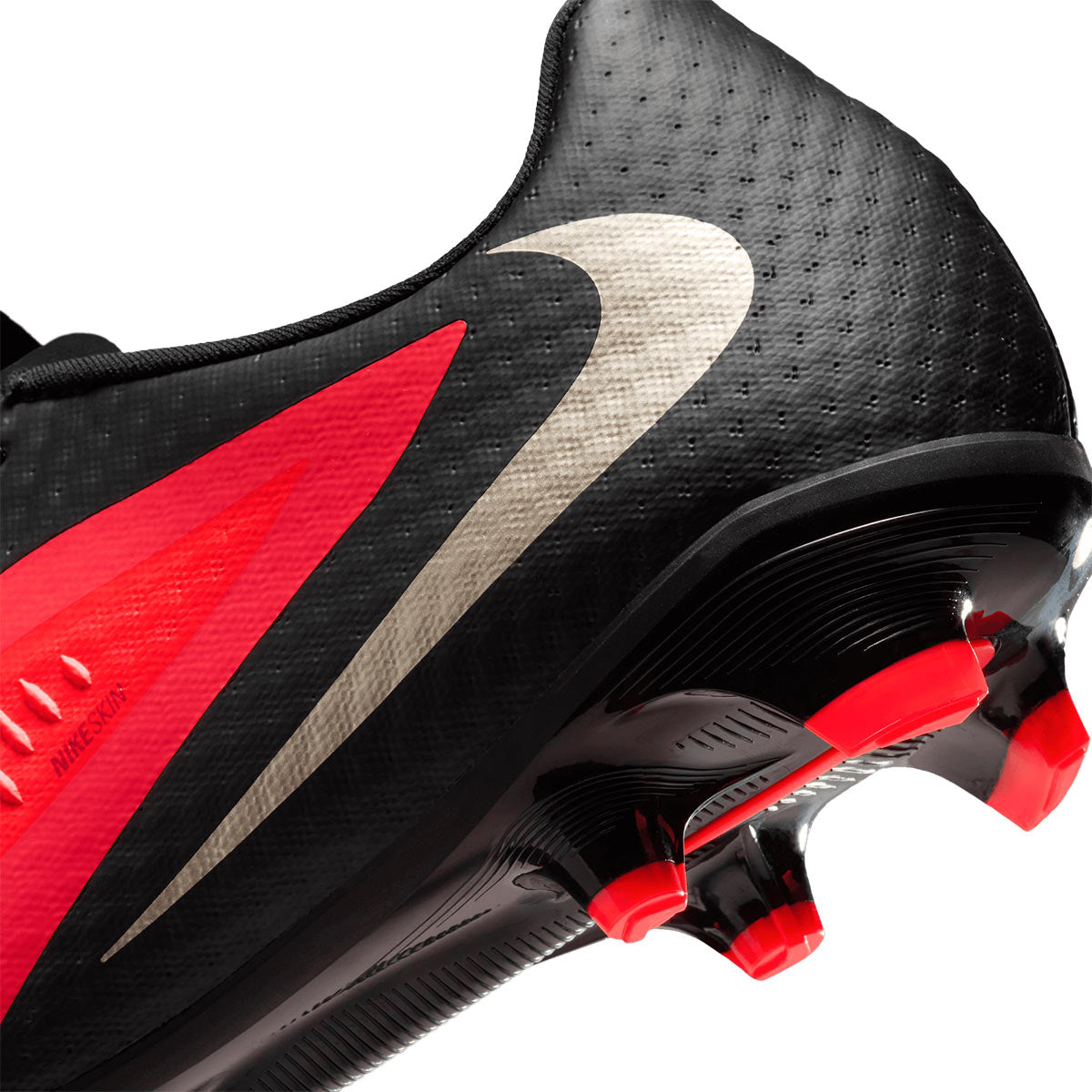 NIKE PHANTOM 6 LOW ACADEMY FG/MG - BRIGHT CRIMSON/BLUR/BLACK