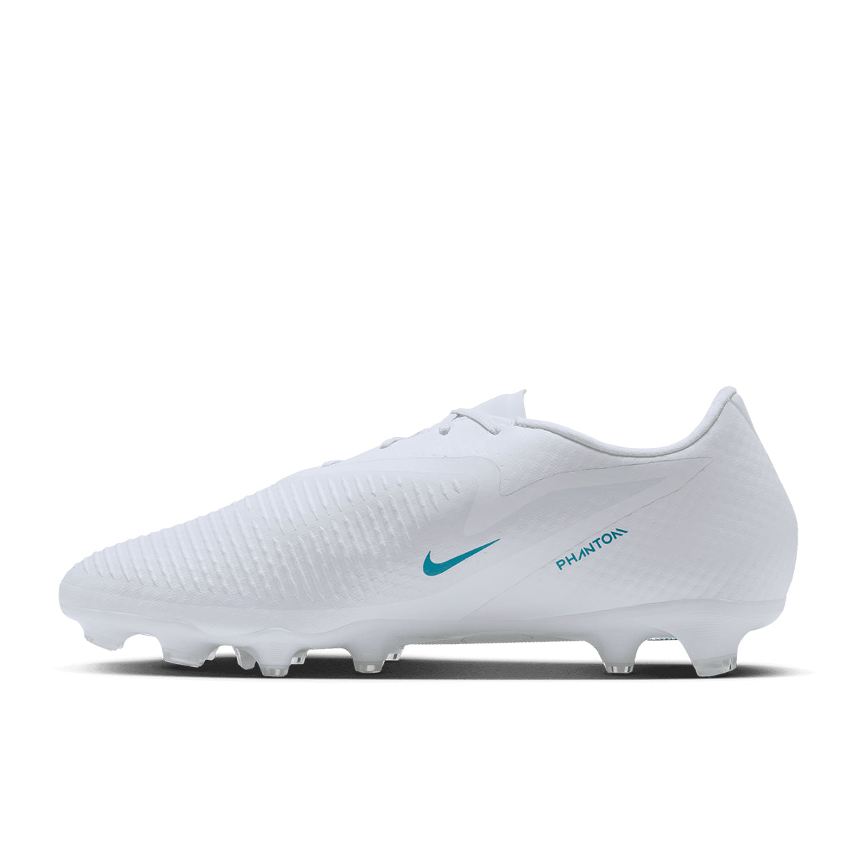 NIKE PHANTOM 6 LOW ACADEMY FG/MG - WHITE/DUSTY CACTUS/WHITE