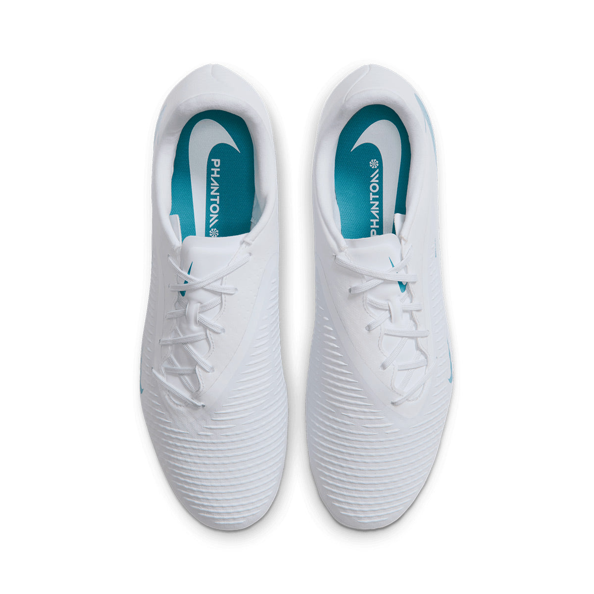 NIKE PHANTOM 6 LOW ACADEMY FG/MG - WHITE/DUSTY CACTUS/WHITE