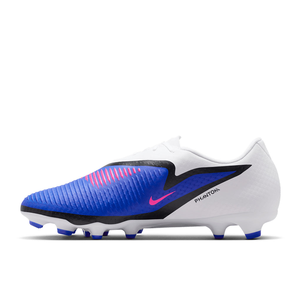 NIKE PHANTOM 6 LOW ACADEMY FG/MG - RACER BLUE/PINK BLAST/WHITE