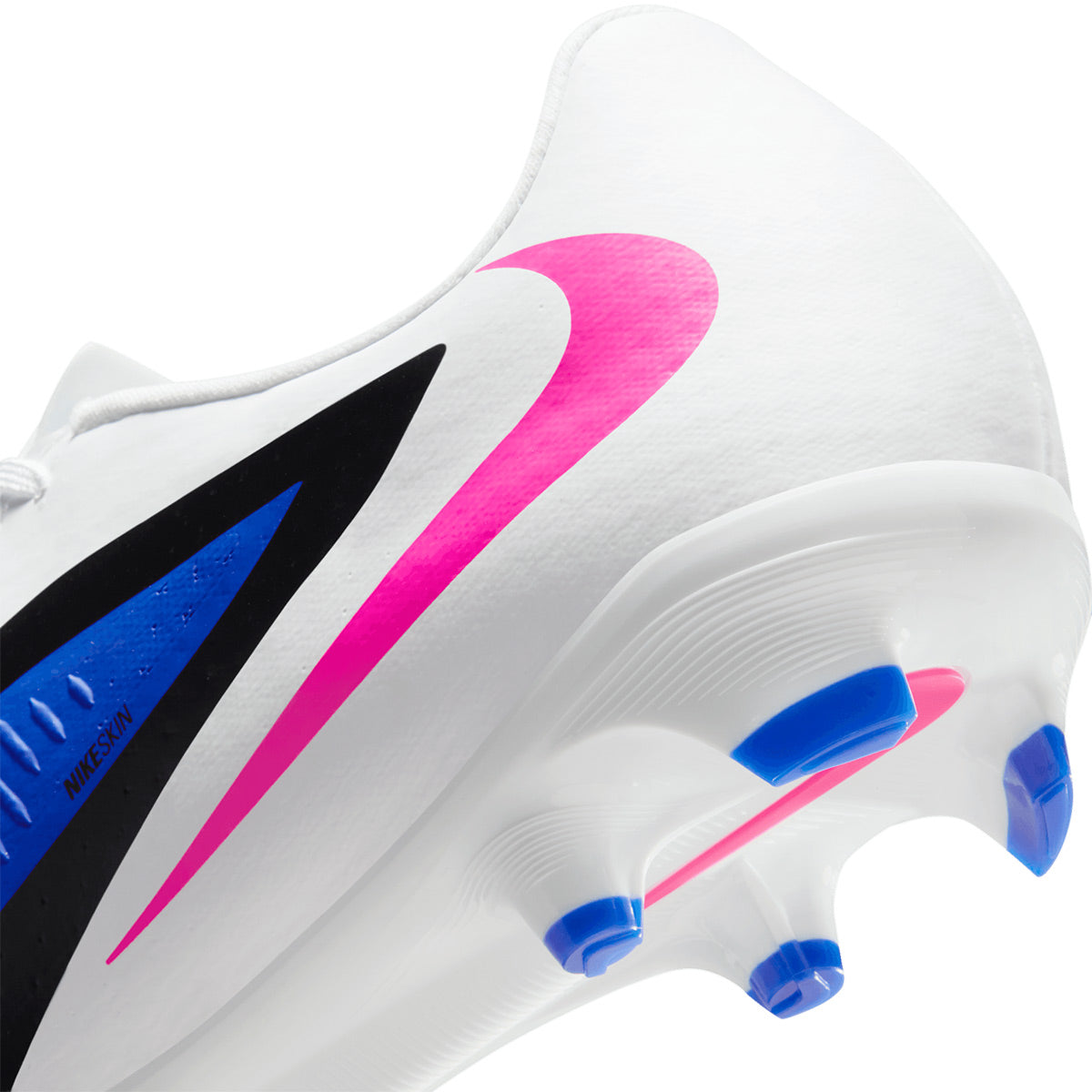 NIKE PHANTOM 6 LOW ACADEMY FG/MG - RACER BLUE/PINK BLAST/WHITE