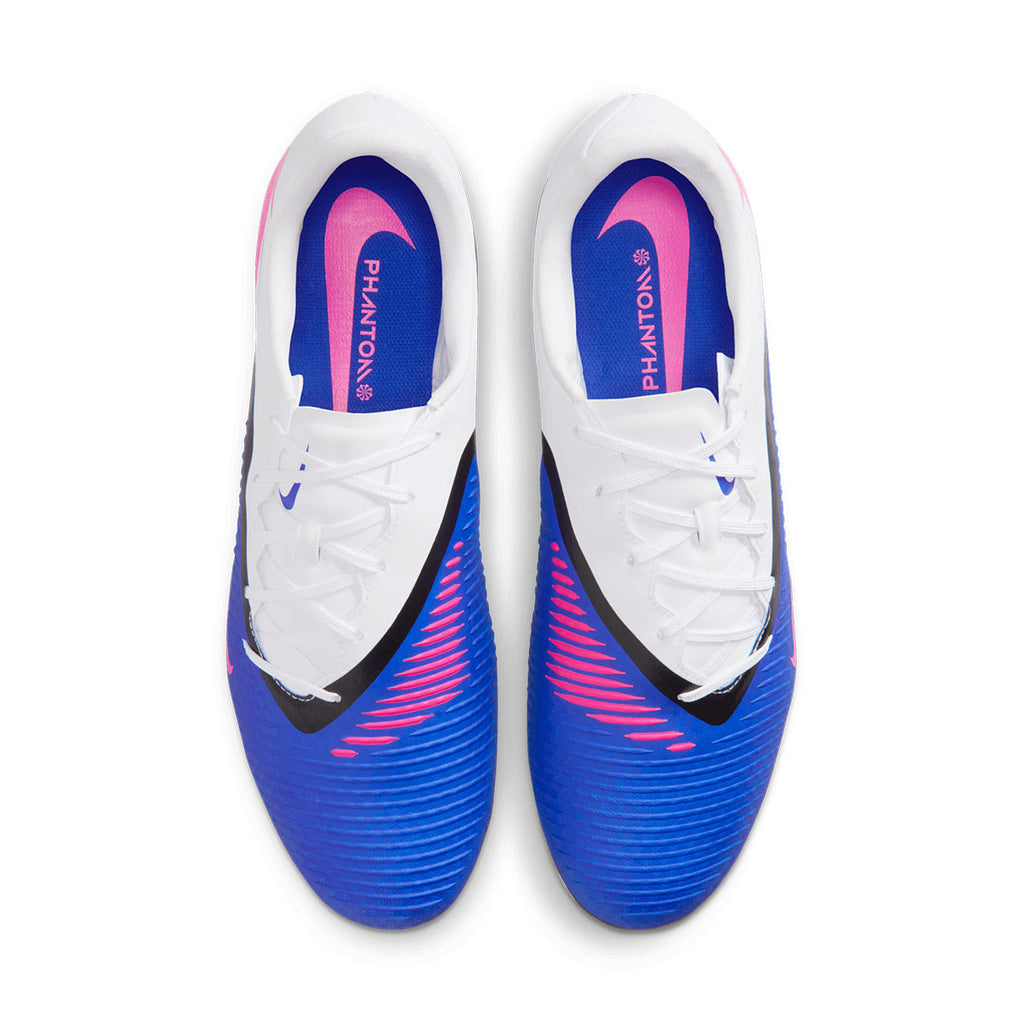 NIKE PHANTOM 6 LOW ACADEMY FG/MG - RACER BLUE/PINK BLAST/WHITE