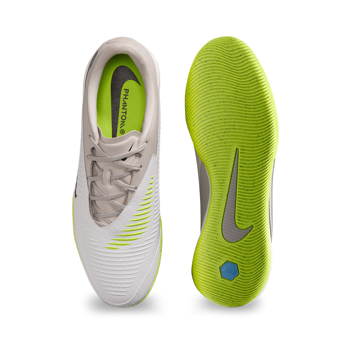 NIKE PHANTOM 6 LOW ACADEMY IC - MOON PARTICLE/BLACK/LEMON VENOM
