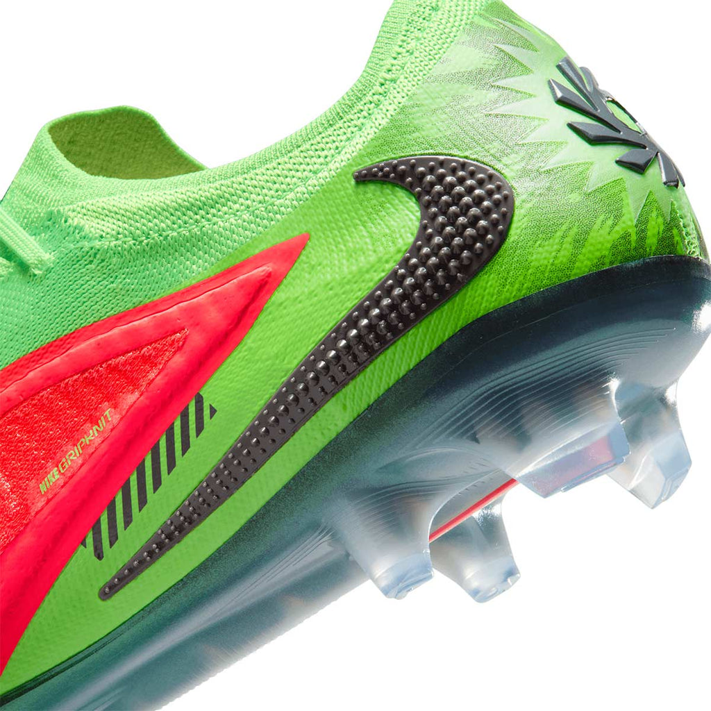 NIKE PHANTOM 6 LOW ELITE ERLING HAALAND FG - HOT PUNCH/BLACK/GREEN STRIKE
