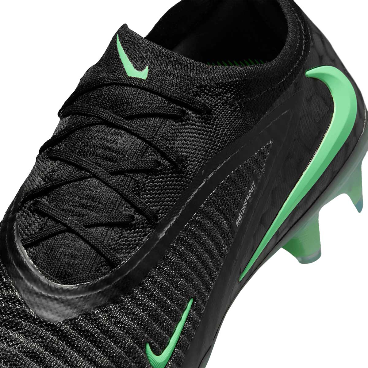 NIKE PHANTOM 6 LOW ELITE FG - BLACK/ILLUSION GREEN/BLACK