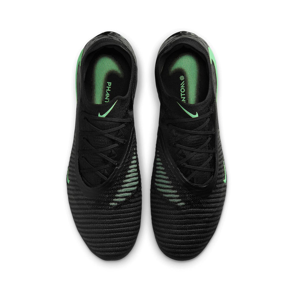 NIKE PHANTOM 6 LOW ELITE FG - BLACK/ILLUSION GREEN/BLACK
