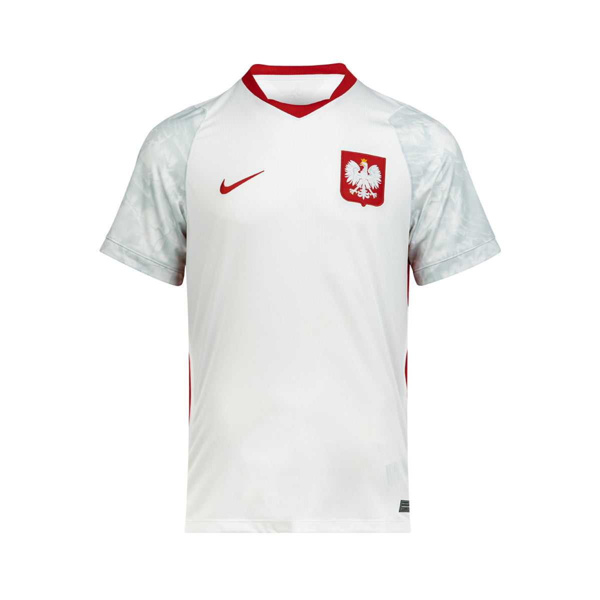 NIKE POLAND 2026 HOME REPLICA JERSEY - WHITE/FIELD SILVER/SPORT RED