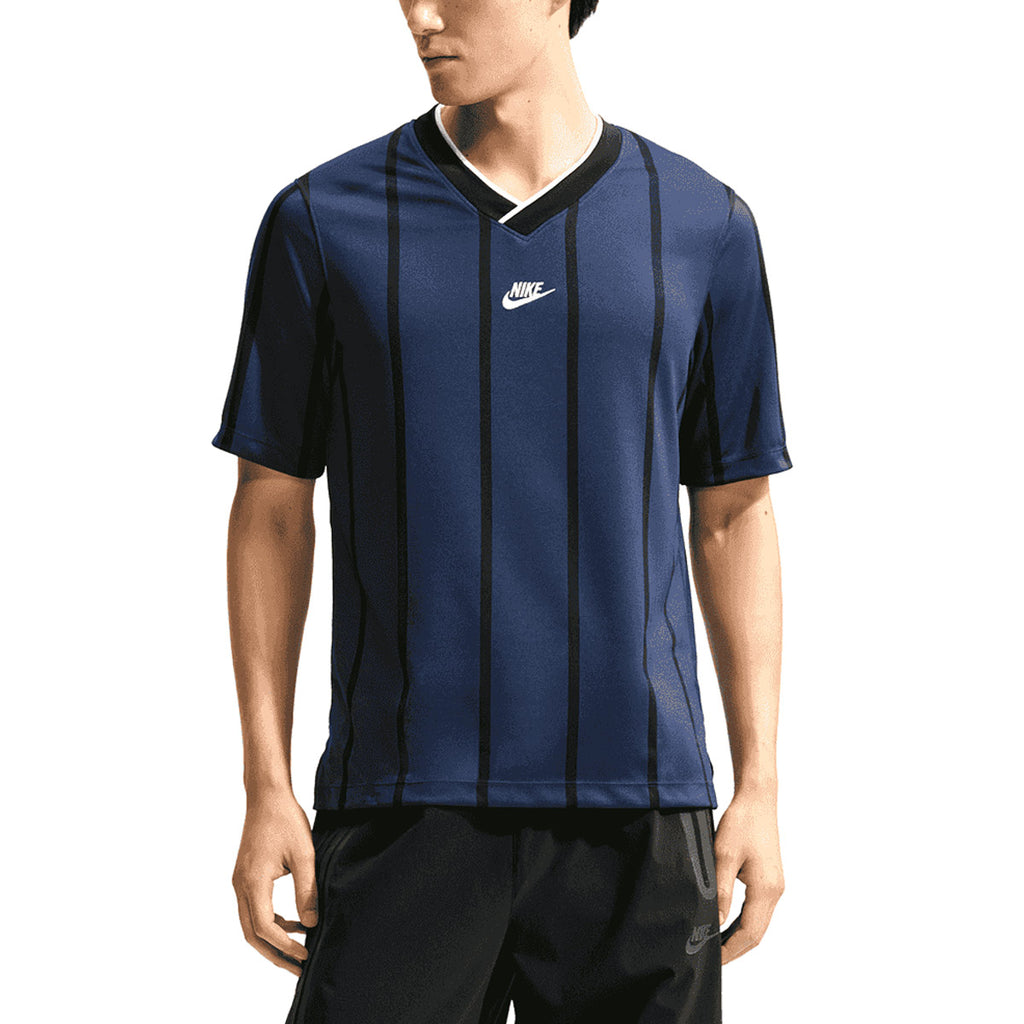 NIKE PREMIER STRIPE JERSEY - MIDNIGHT NAVY/BLACK/WHITE/WHITE