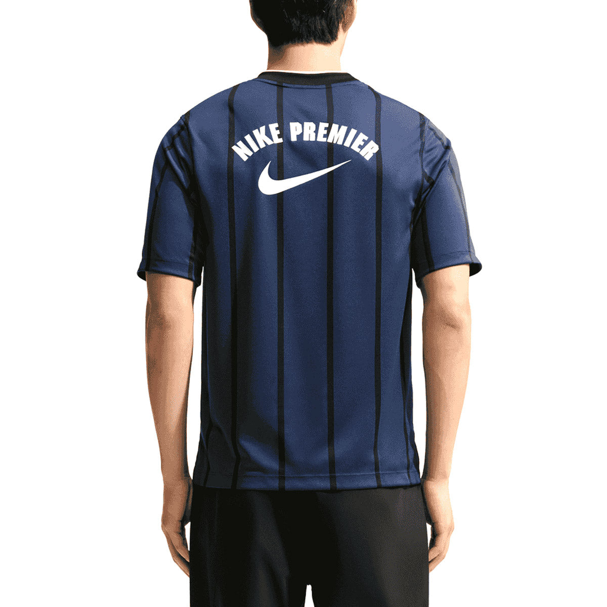 NIKE PREMIER STRIPE JERSEY - MIDNIGHT NAVY/BLACK/WHITE/WHITE
