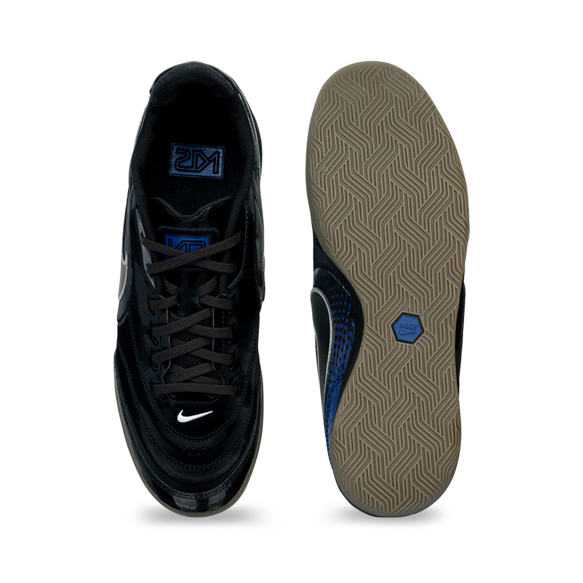 NIKE TIEMPO STREETGATO SE IC - BLACK/BLACK/BLUE JAY/METALLIC SILVER