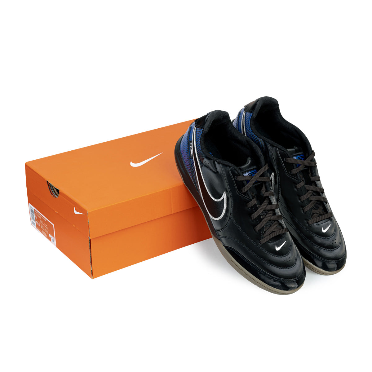 NIKE TIEMPO STREETGATO SE IC - BLACK/BLACK/BLUE JAY/METALLIC SILVER