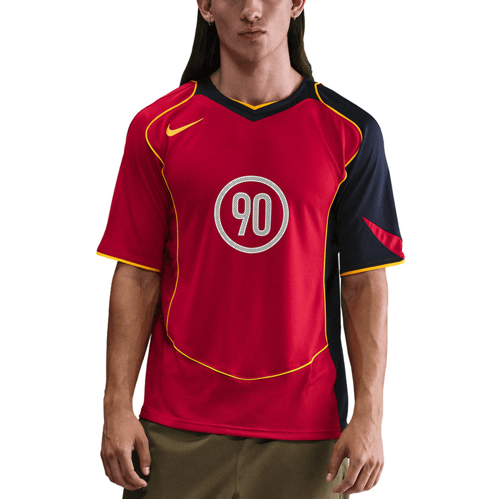 NIKE TOTAL 90 ENERGY JERSEY - GYM RED/MIDNIGHT NAVY/UNIVERSITY GOLD