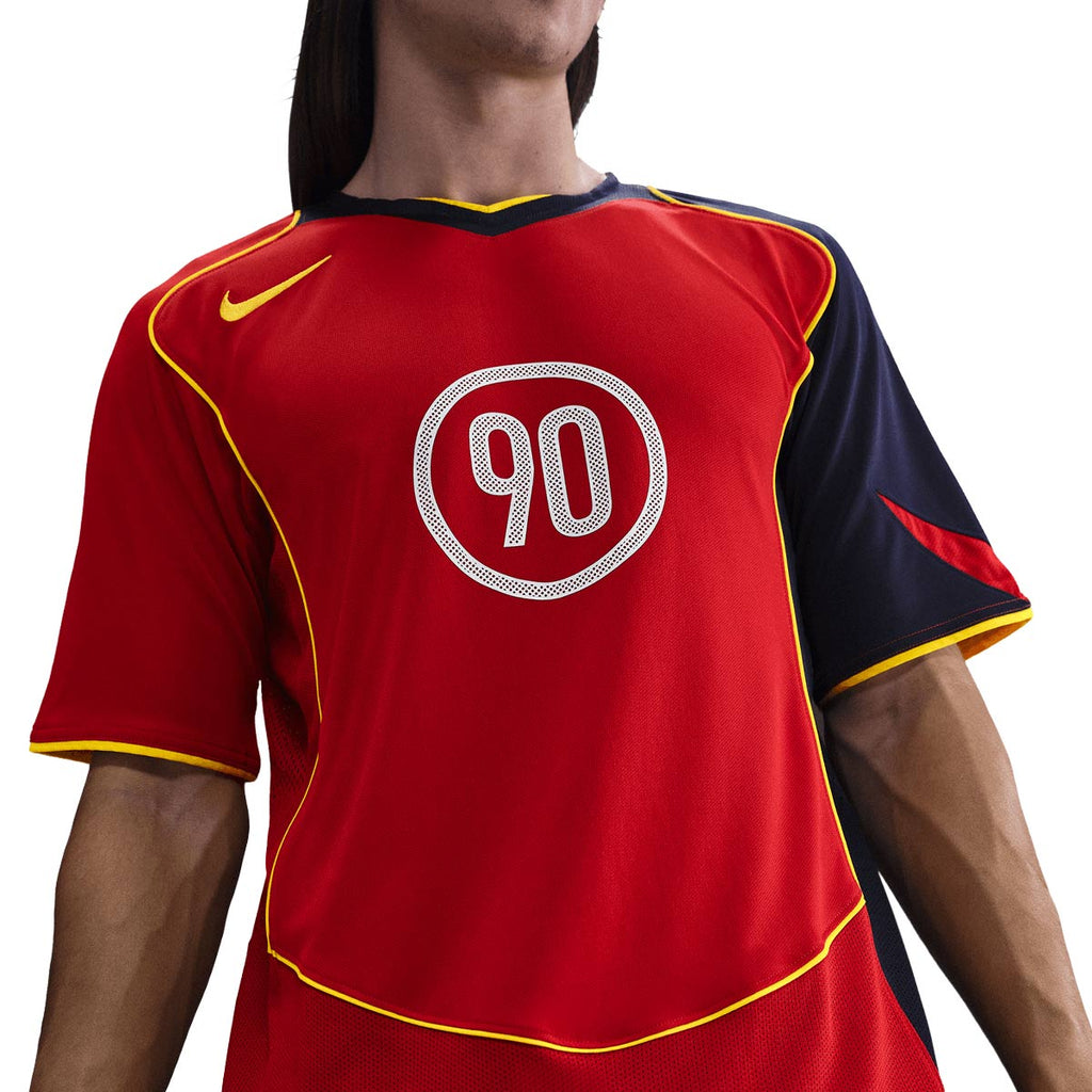 NIKE TOTAL 90 ENERGY JERSEY - GYM RED/MIDNIGHT NAVY/UNIVERSITY GOLD