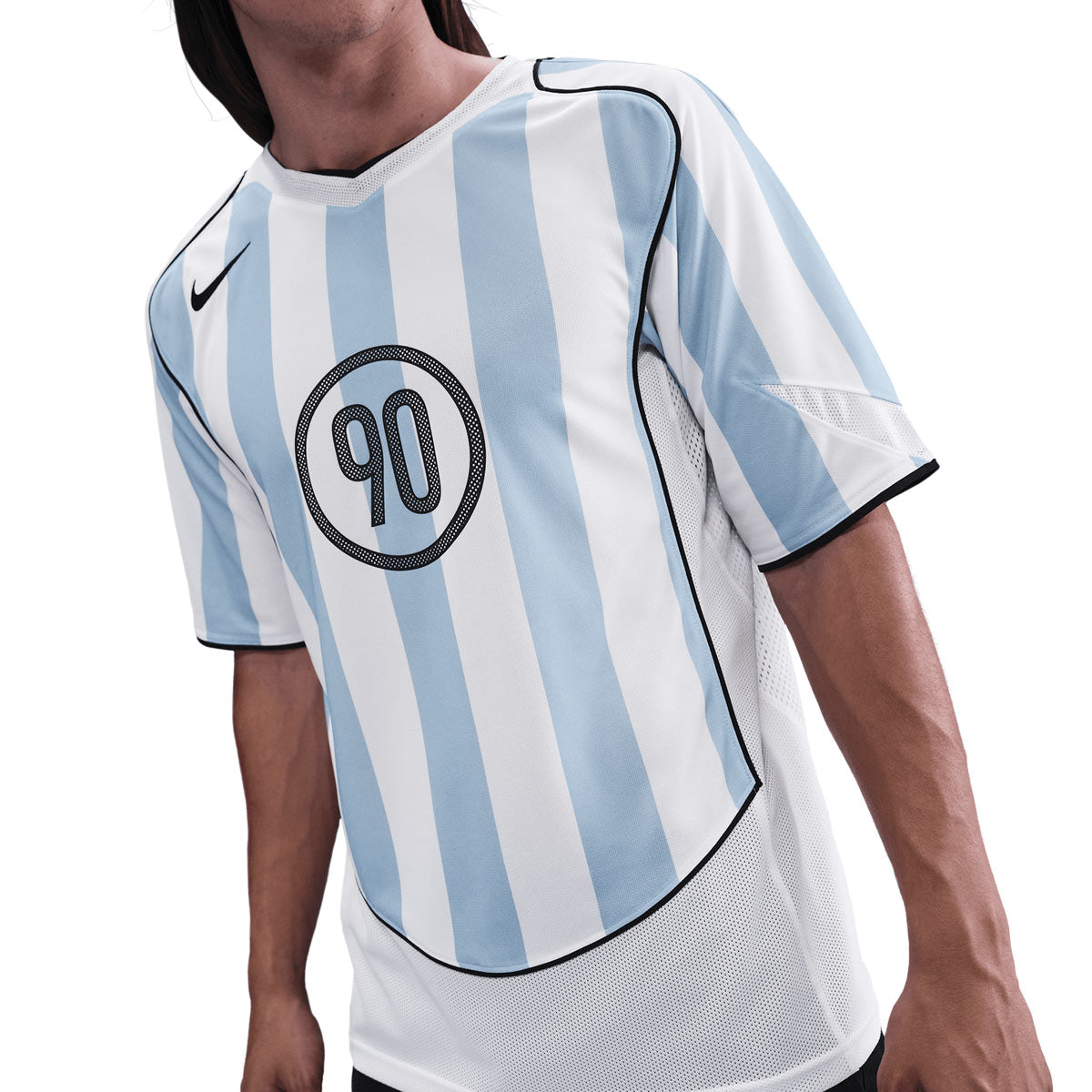 NIKE TOTAL 90 ENERGY JERSEY - PSYCHIC BLUE/WHITE/BLACK/BLACK