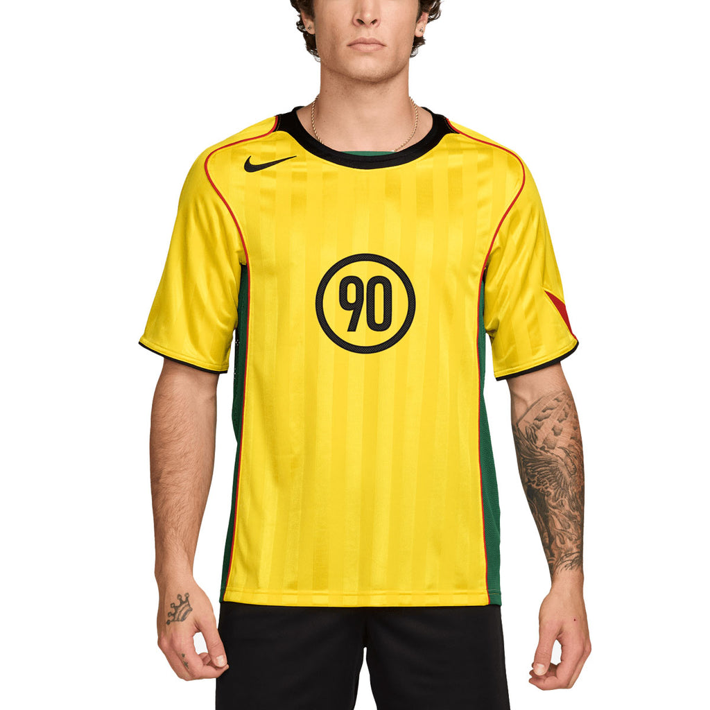 NIKE TOTAL 90 ENERGY JERSEY - TOUR YELLOW/BLACK/SPORT RED/BLACK