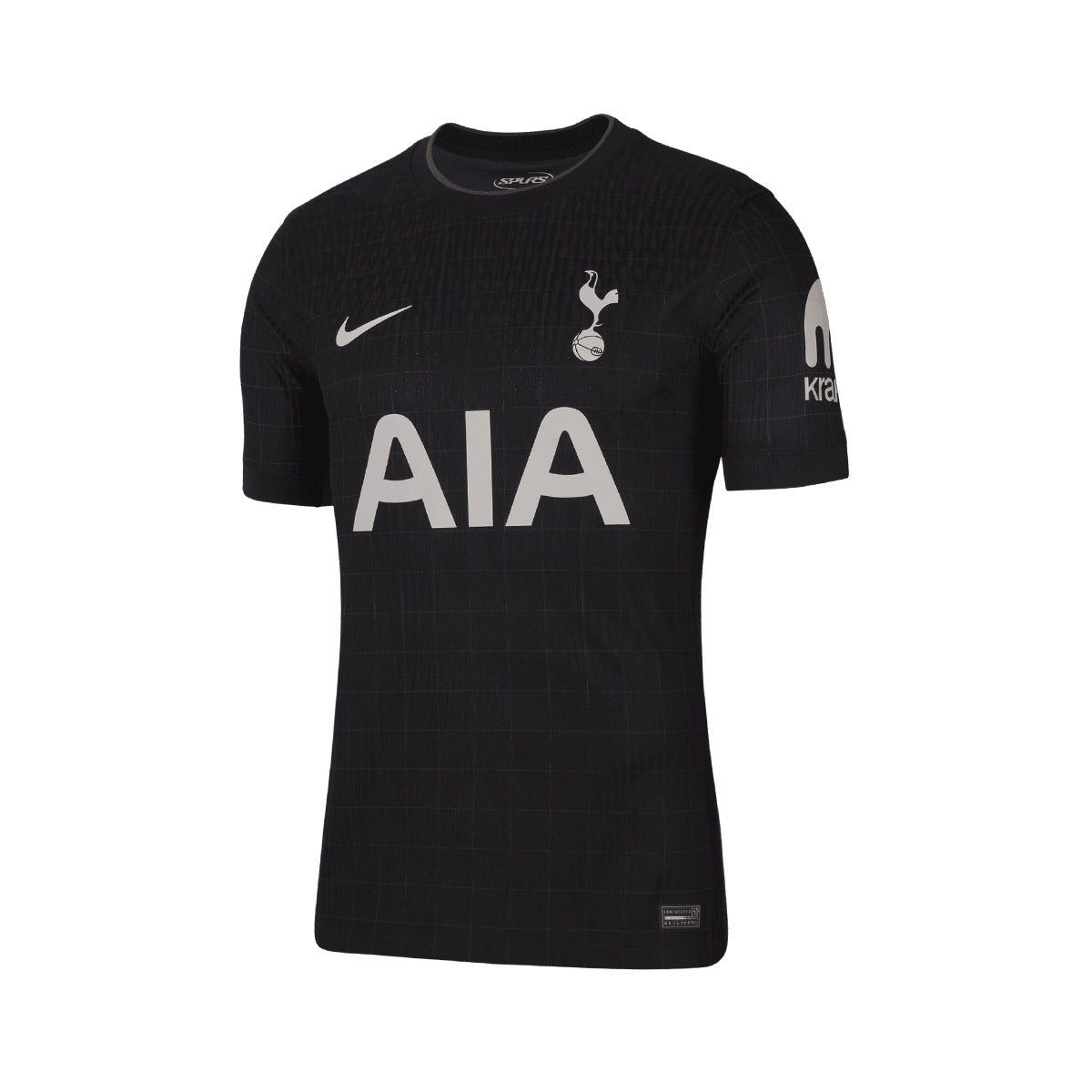 NIKE TOTTENHAM HOTSPUR 2025/2026 AWAY PLAYER JERSEY - BLACK/LT IRON ORE