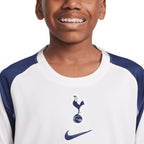 NIKE TOTTENHAM HOTSPUR 2025/2026 HOME KIDS JERSEY - WHITE/LT IRON ORE/BINARY BLUE