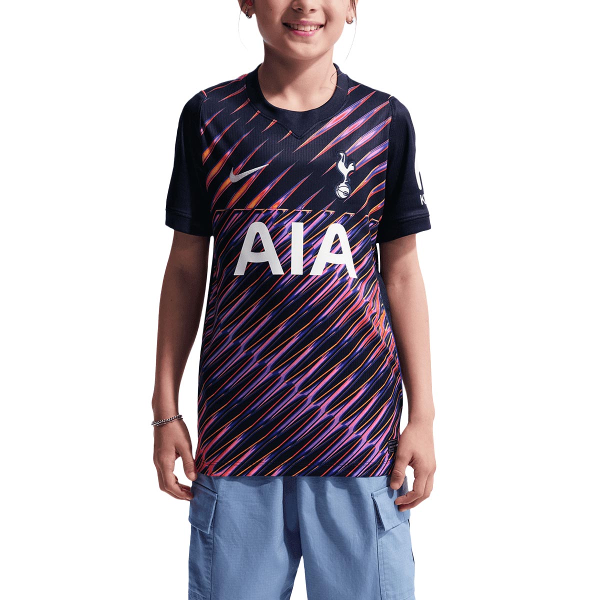 NIKE TOTTENHAM HOTSPUR 2026/2027 AWAY KIDS JERSEY - OBSIDIAN/WHITE/WHITE