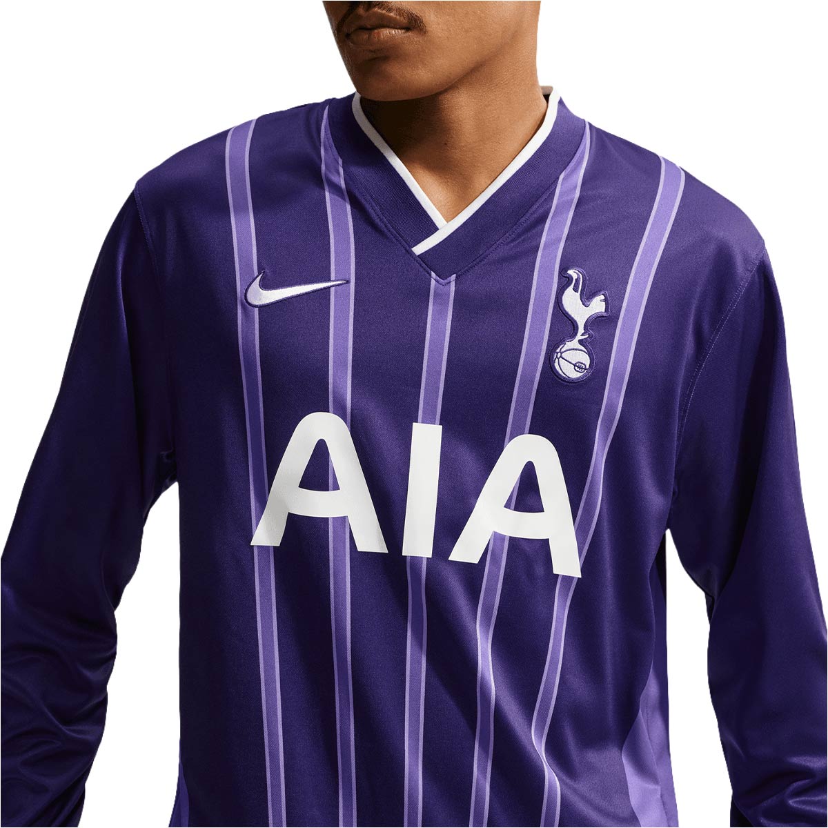 NIKE TOTTENHAM HOTSPUR THIRD ENERGY LONG SLEEVE JERSEY - NEW ORCHID/WHITE/WHITE
