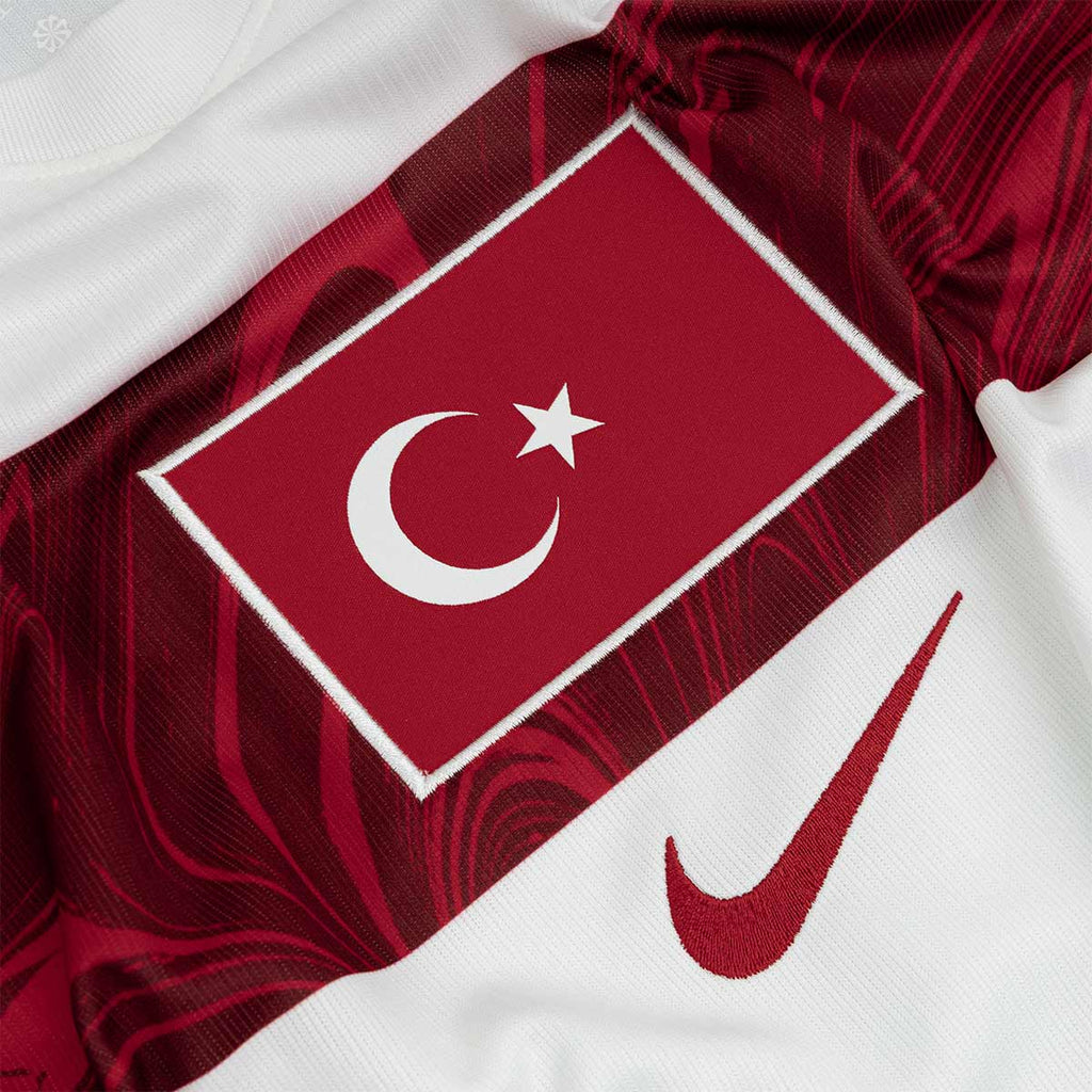 NIKE TURKEY 2026 AWAY REPLICA JERSEY - WHITE/SPORT RED/SPORT RED