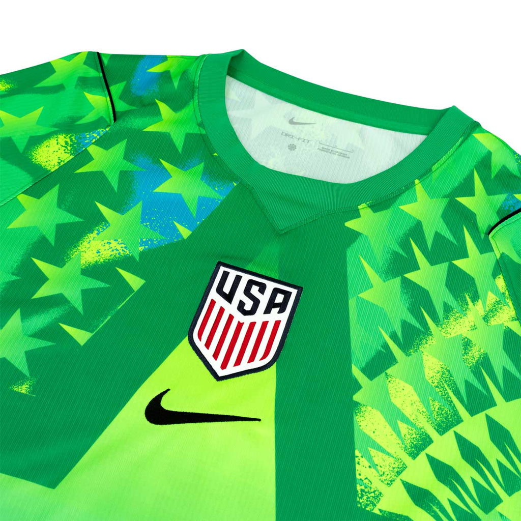 NIKE USA 2026 GOALKEEPER REPLICA JERSEY - STADIUM GREEN/BLACK/BLACK