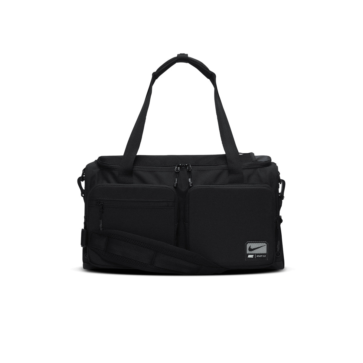 NIKE UTILITY POWER 2.0 DUFFLE BAG (S,31L) - BLACK/BLACK/WHITE