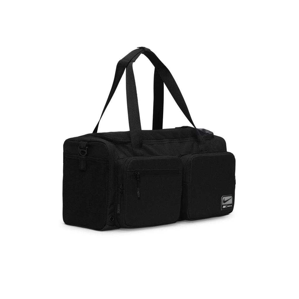 NIKE UTILITY POWER 2.0 DUFFLE BAG (S,31L) - BLACK/BLACK/WHITE