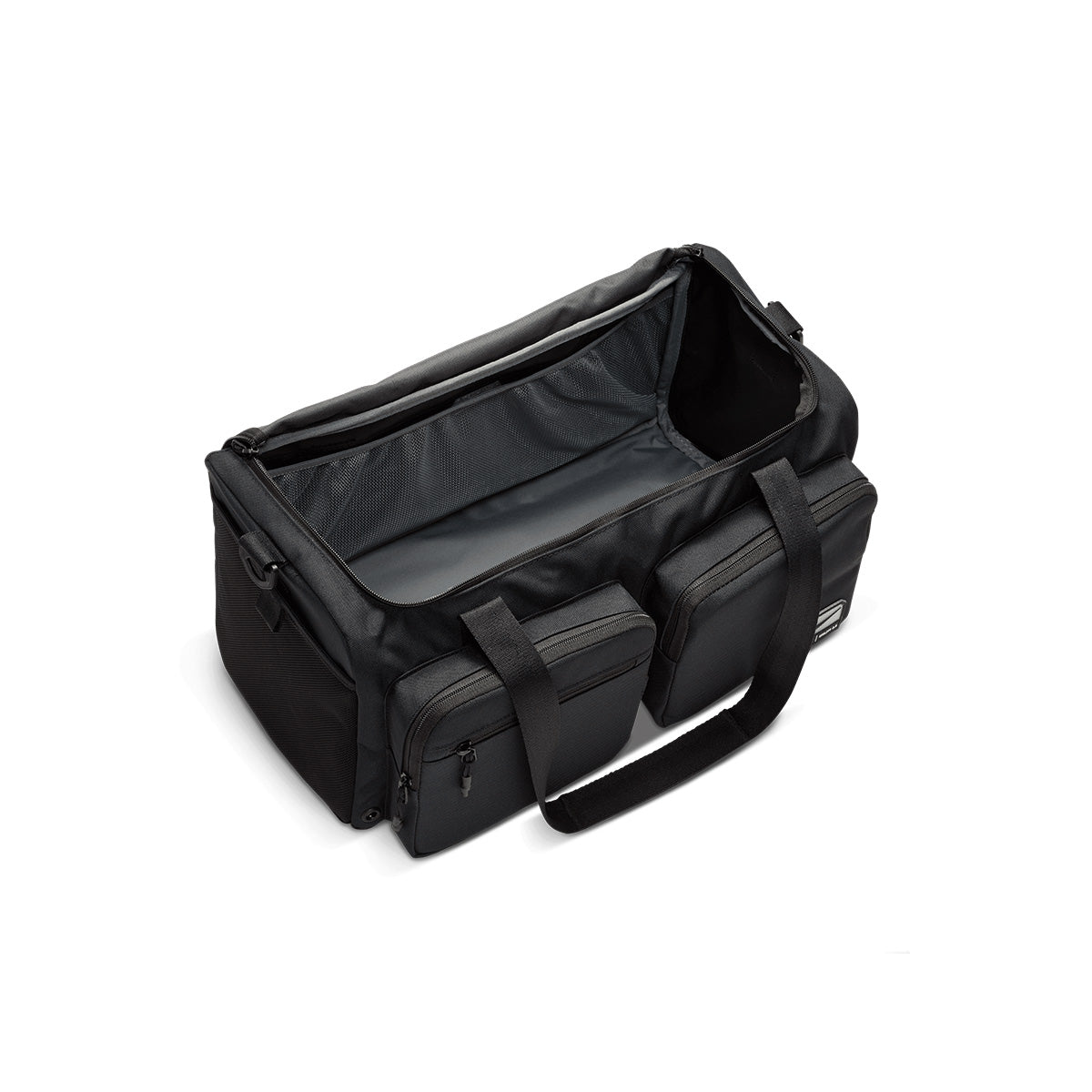 NIKE UTILITY POWER 2.0 DUFFLE BAG (S,31L) - BLACK/BLACK/WHITE
