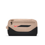 NIKE ACADEMY SHOEBAG - LINEN/BLACK/BRIGHT CRIMSON