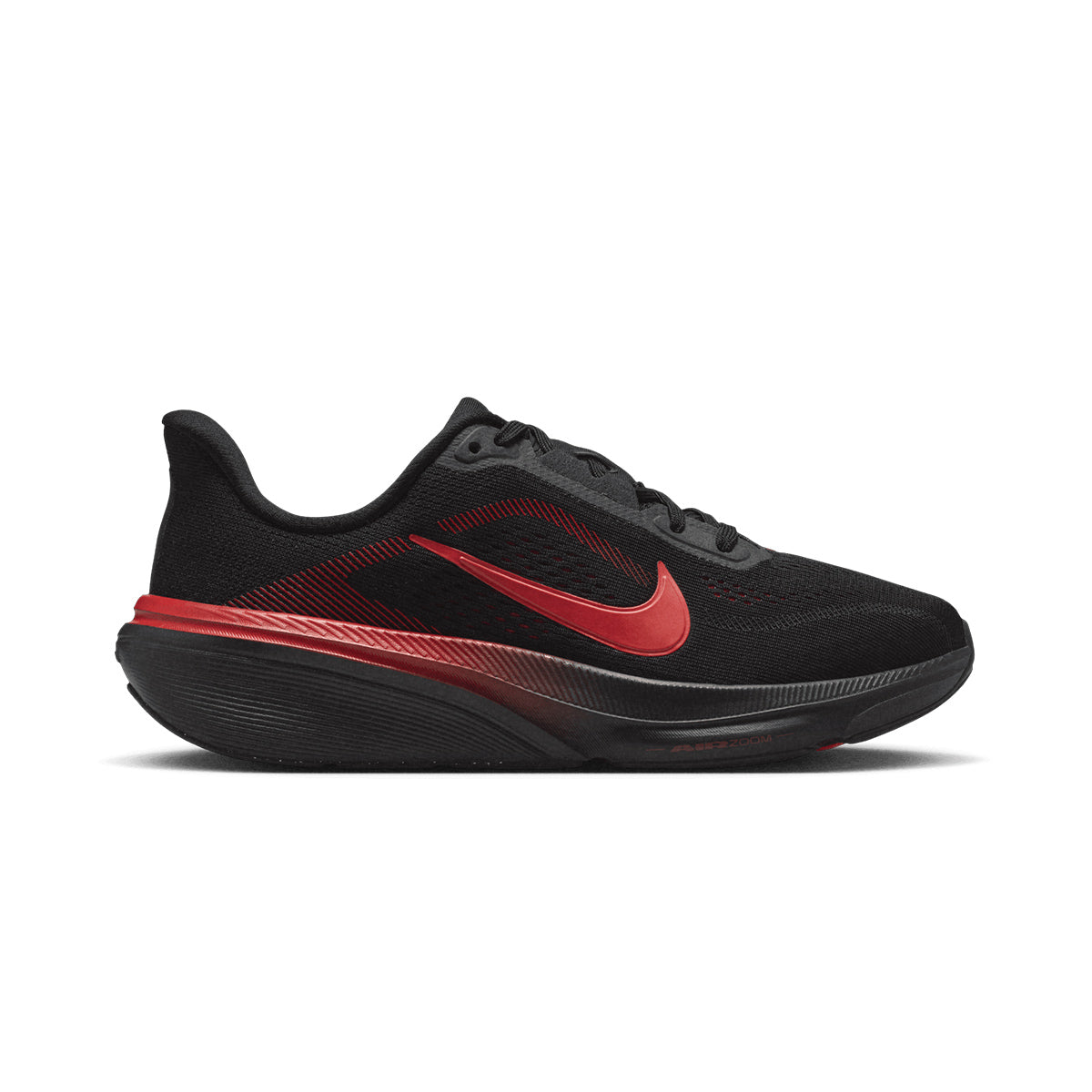 NIKE AIR ZOOM PEGASUS 42 GS - BLACK/BRIGHTCRIMSON/UNIVERSITYRED