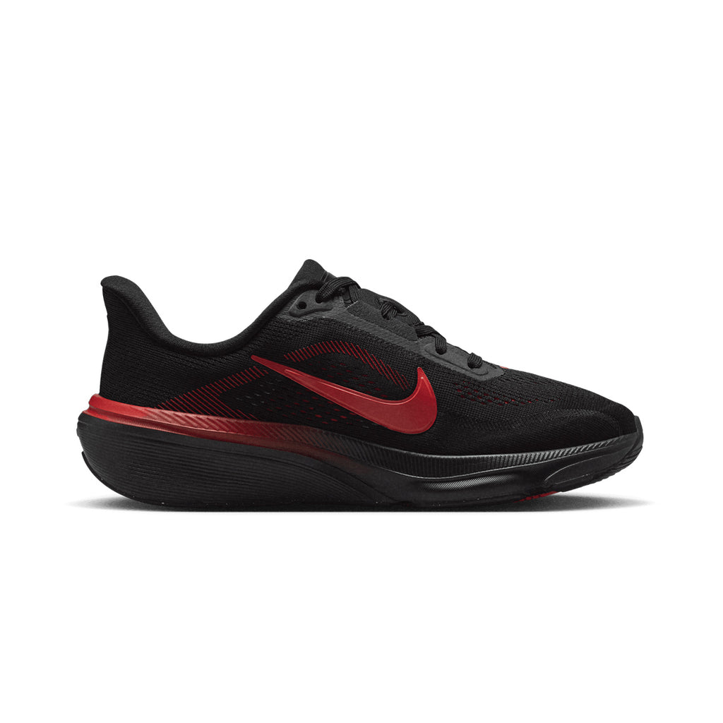 NIKE AIR ZOOM PEGASUS 42 GS - BLACK/BRIGHTCRIMSON/UNIVERSITYRED