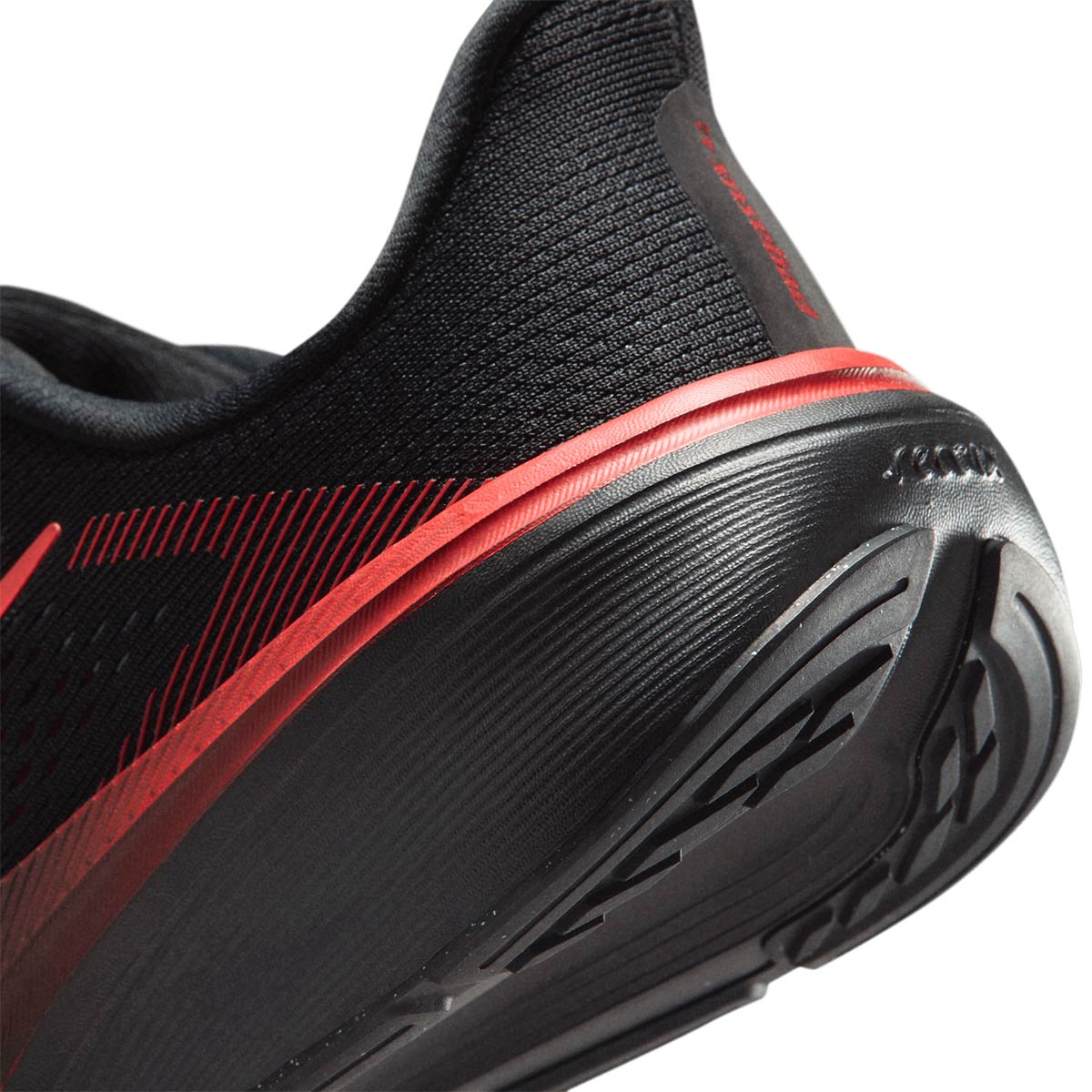 NIKE AIR ZOOM PEGASUS 42 GS - BLACK/BRIGHTCRIMSON/UNIVERSITYRED