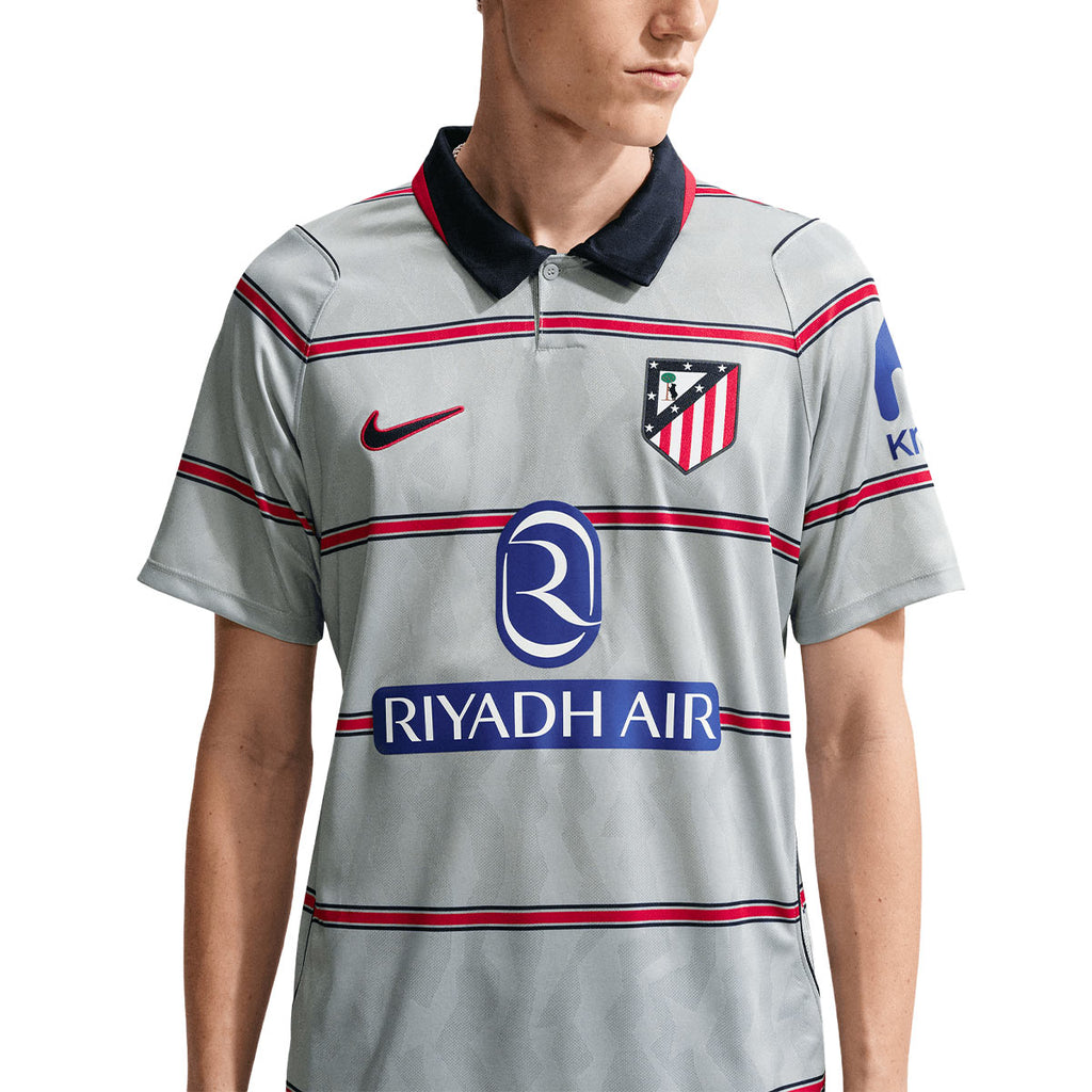 NIKE ATLETICO MADRID 2026/2027 THIRD REPLICA JERSEY - LIGHT PUMICE/OBSIDIAN/SALSA RED/OBSIDIAN