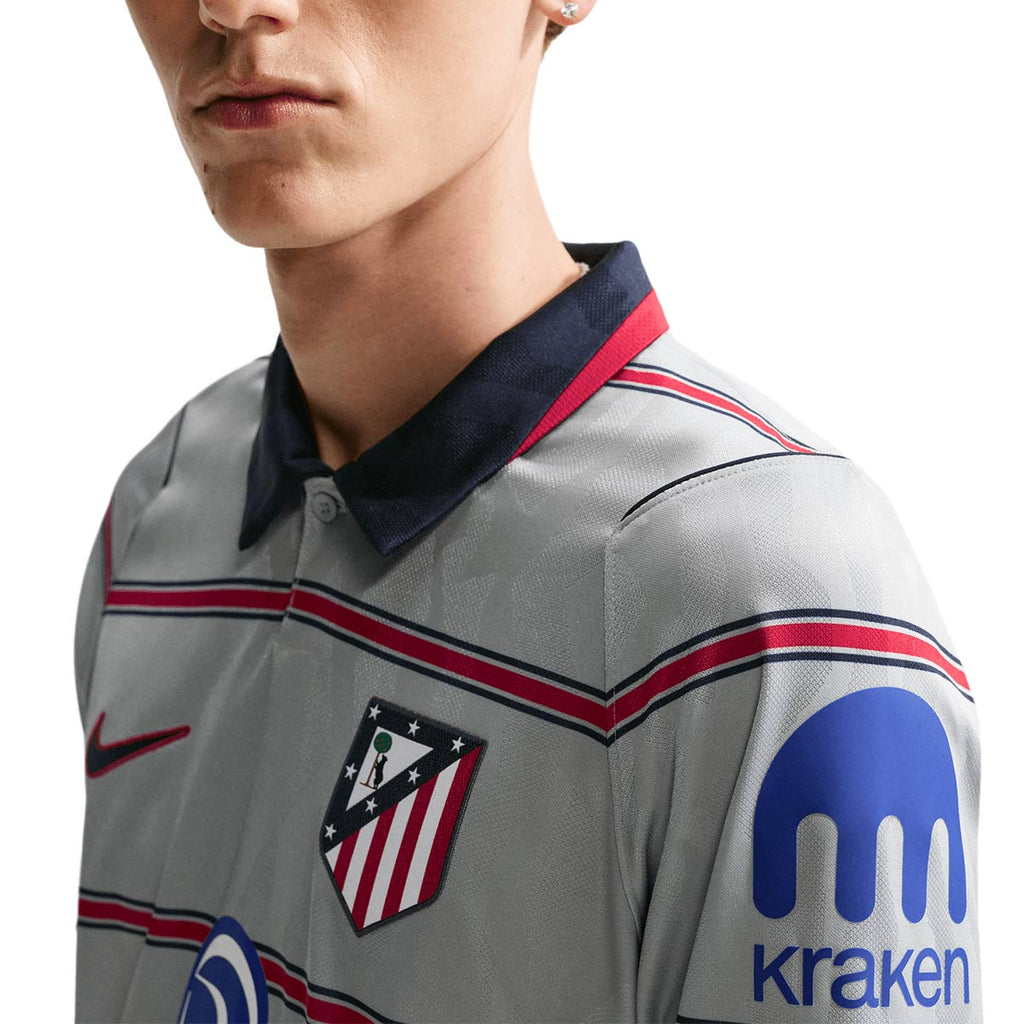 NIKE ATLETICO MADRID 2026/2027 THIRD REPLICA JERSEY - LIGHT PUMICE/OBSIDIAN/SALSA RED/OBSIDIAN