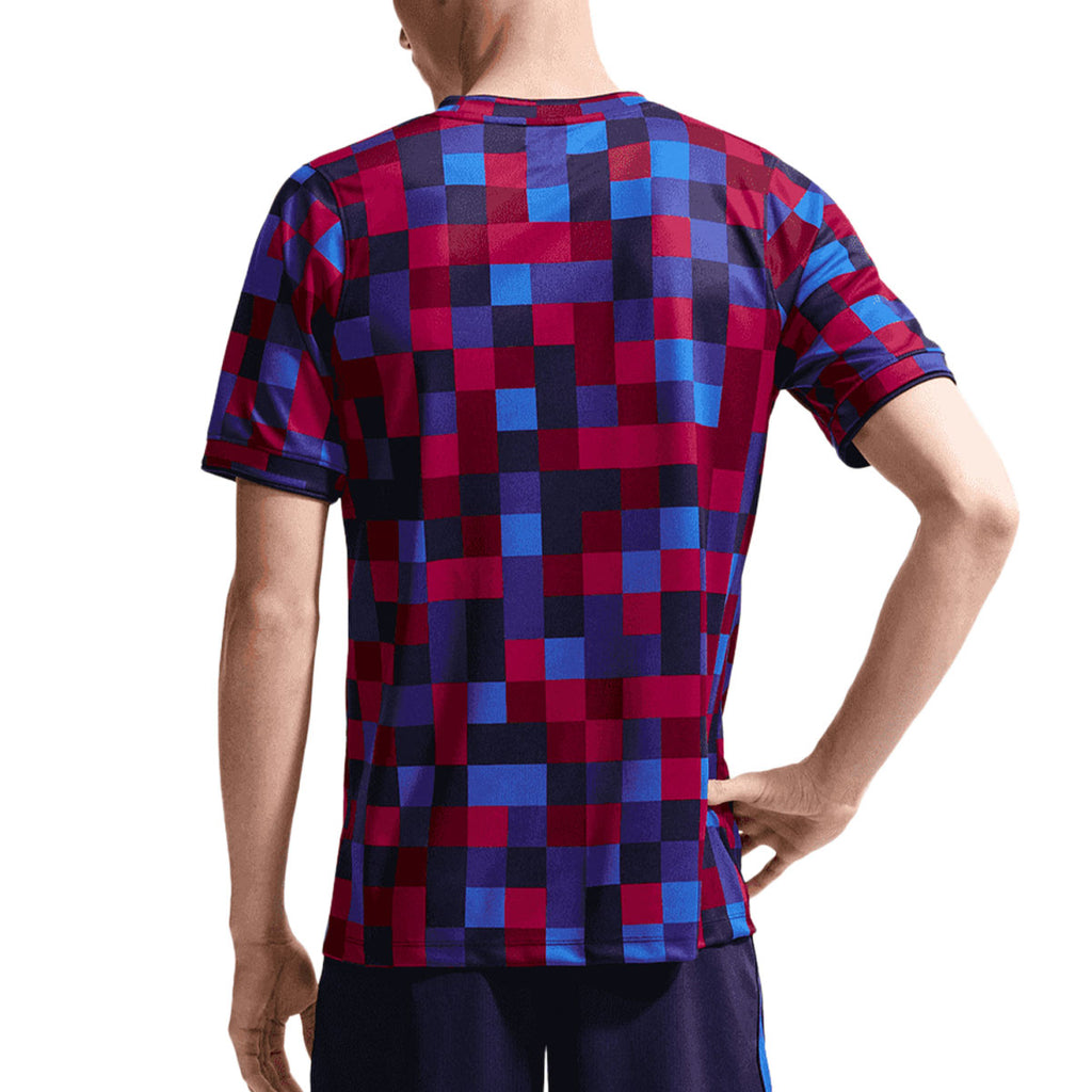 NIKE BARCELONA 2026/2027 ACADEMY PRO SS TOP PRE MATCH - NOBLE RED/NOBLE RED/MINERAL YELLOW