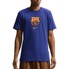 NIKE BARCELONA 2026/2027 CREST TEE - DEEP ROYAL BLUE