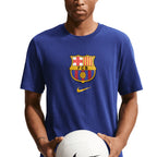 NIKE BARCELONA 2026/2027 CREST TEE - DEEP ROYAL BLUE