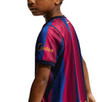 NIKE BARCELONA 2026/2027 HOME MINI JERSEY - DEEP GARNET/BLUE VOID/MINERAL YELLOW