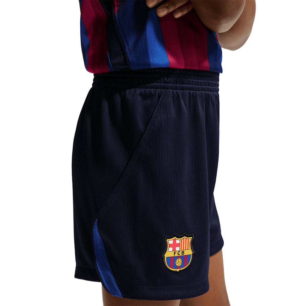 NIKE BARCELONA 2026/2027 HOME MINI JERSEY - DEEP GARNET/BLUE VOID/MINERAL YELLOW