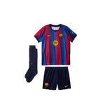 NIKE BARCELONA 2026/2027 HOME MINI JERSEY - DEEP GARNET/BLUE VOID/MINERAL YELLOW