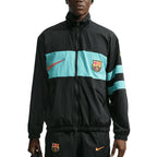 NIKE BARCELONA 2026/2027 THIRD REPEL I96 TRACK JACKET - BLACK/GREEN FROST/UNIVERSITY GOLD