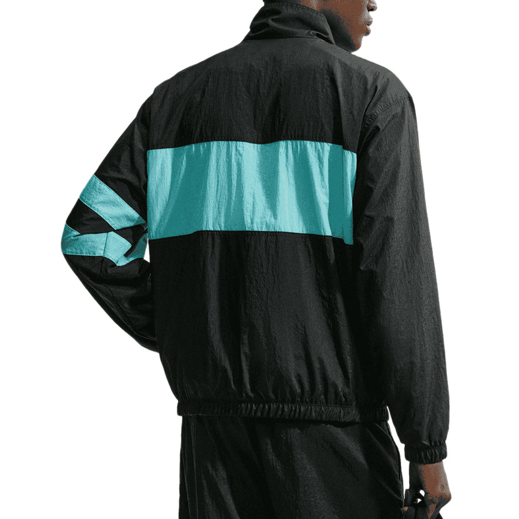 NIKE BARCELONA 2026/2027 THIRD REPEL I96 TRACK JACKET - BLACK/GREEN FROST/UNIVERSITY GOLD