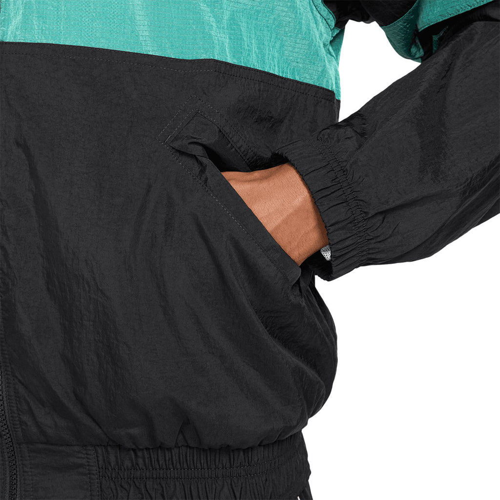 NIKE BARCELONA 2026/2027 THIRD REPEL I96 TRACK JACKET - BLACK/GREEN FROST/UNIVERSITY GOLD